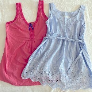 2 light cotton small maternity tops - Seraphine and Jojo Bebe Maman